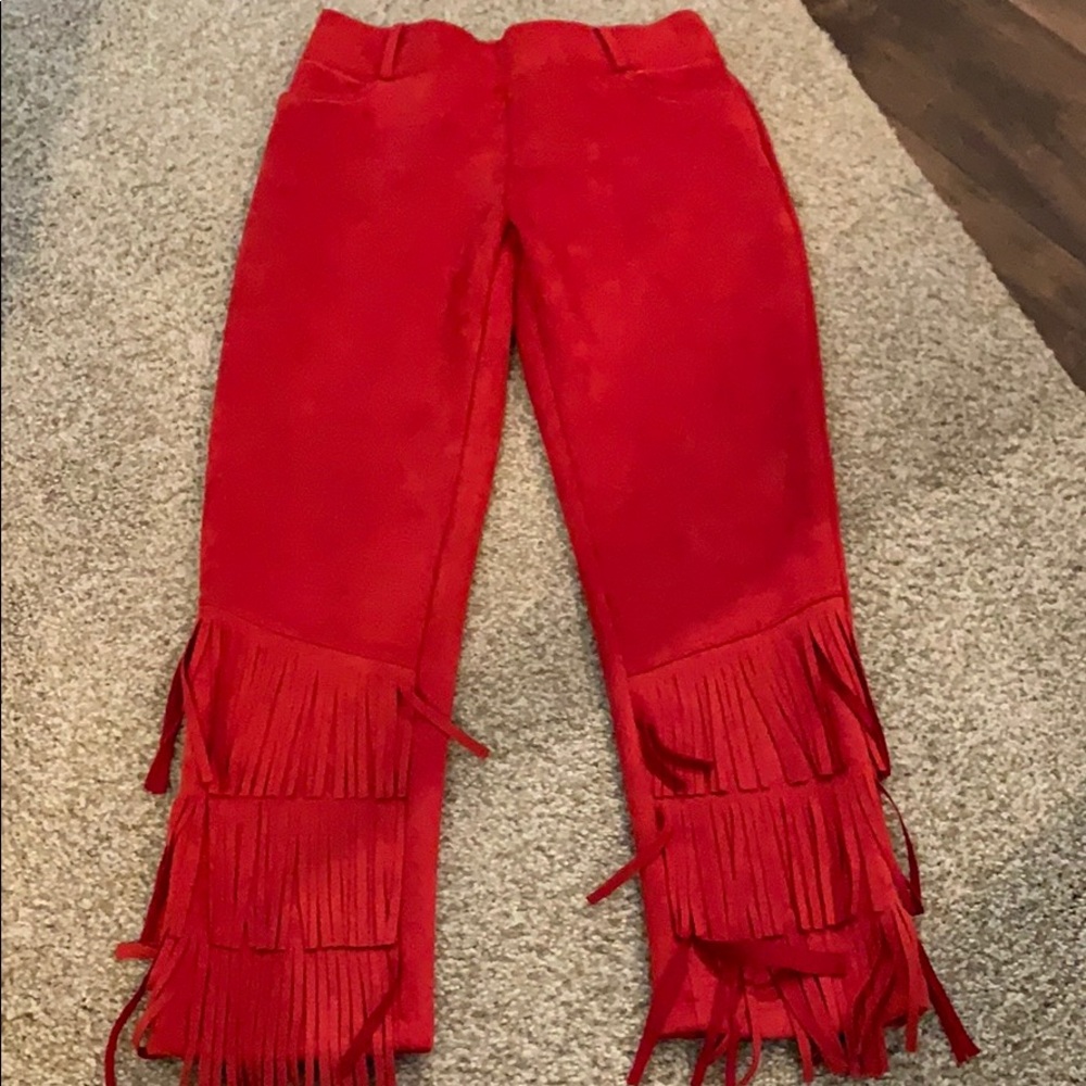Crazy Train Fringe Leggings